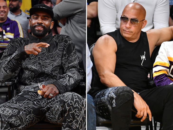 Stars At Lakers vs Nuggets -- Game 4