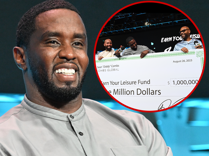 Diddy Donates 1 million dollars