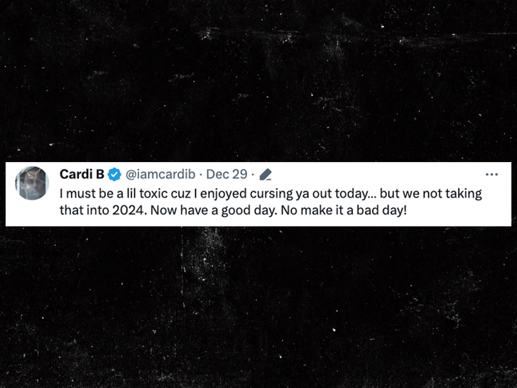 card b tweet leaving toxic behind main