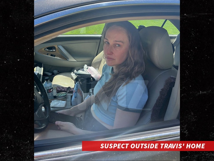 travis barker suspect outside home tmz