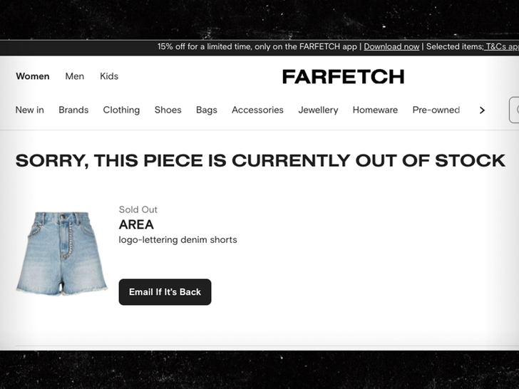 Taylor Swift sold out shorts