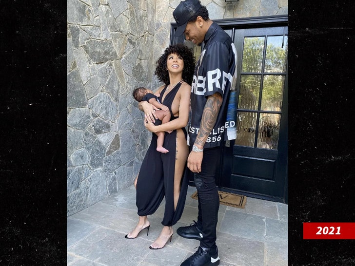 PJ Washington and Brittany Renner