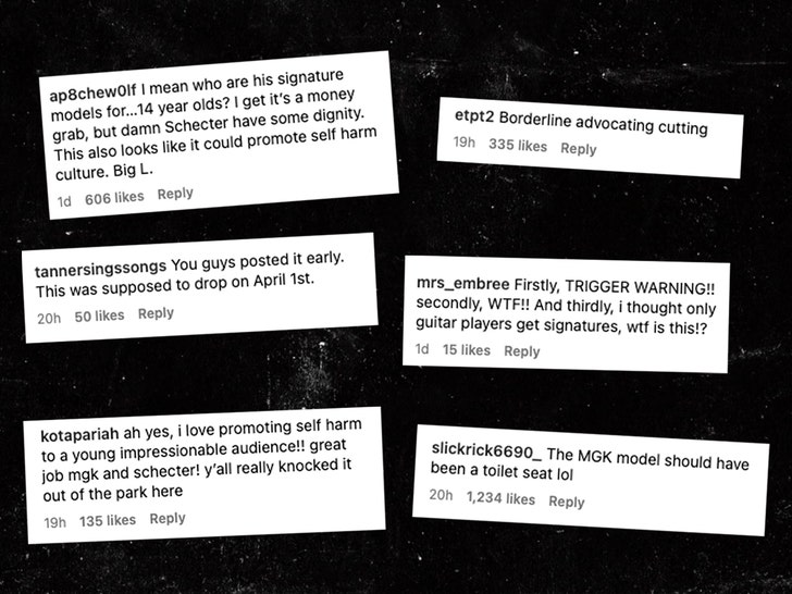 machine gun kelly guitar tweets