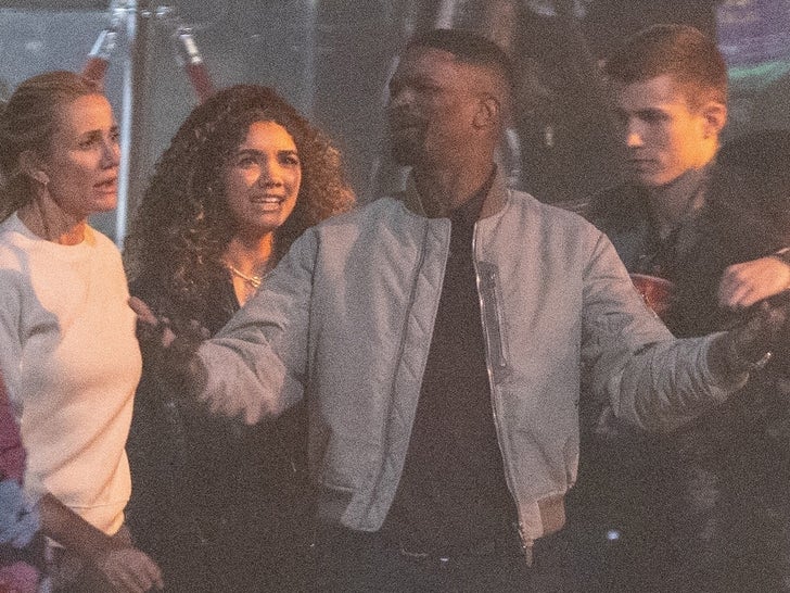 Jamie Foxx Body Double On Set