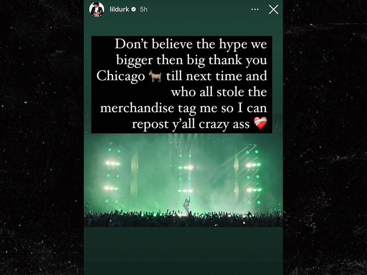 lil durk instagram story