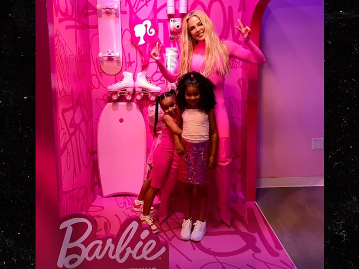 Kim Kardashian and Khloe Kardashian Take on Barbie World