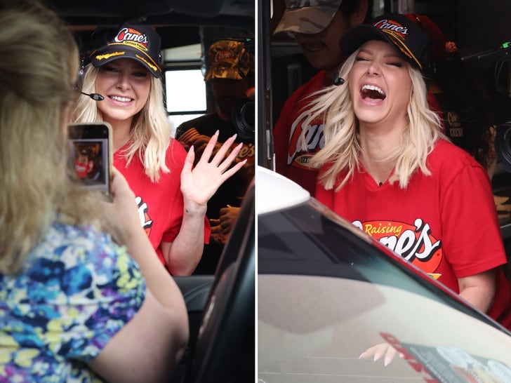 Ariana Madix Raising Canes Drive Thru