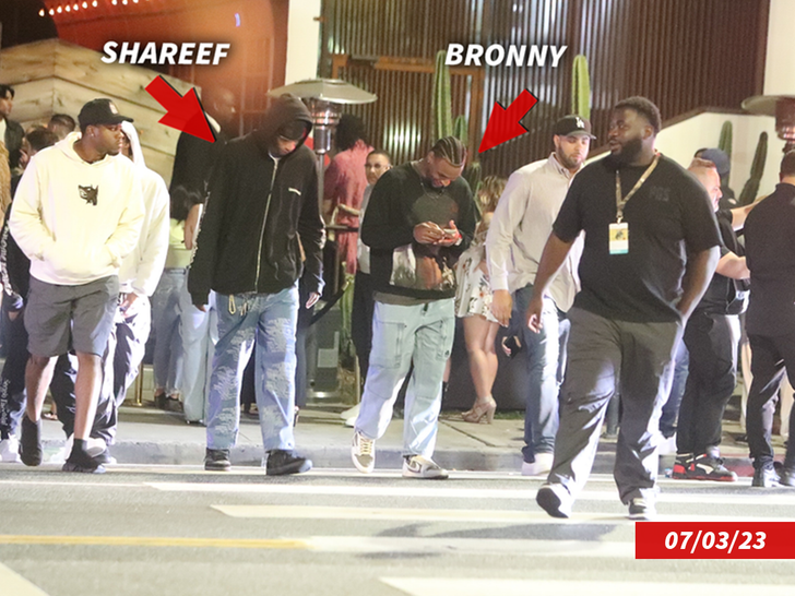 Bronny James and Shareef ONeal