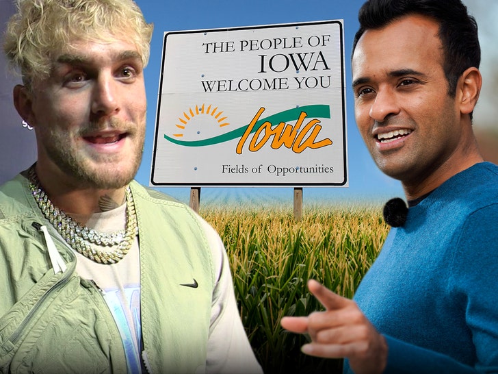 jake paul and Vivek Ramaswamy iowa