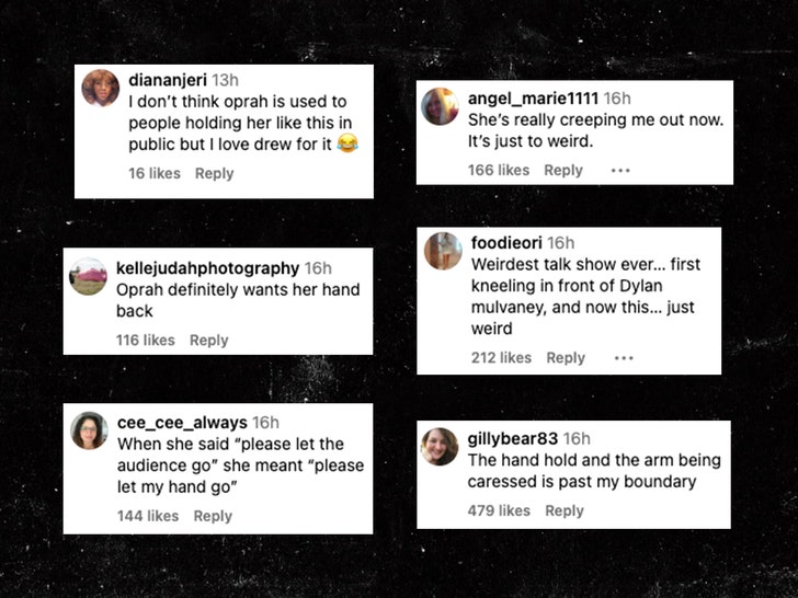 drew barrymore and oprah comments on talk show 1