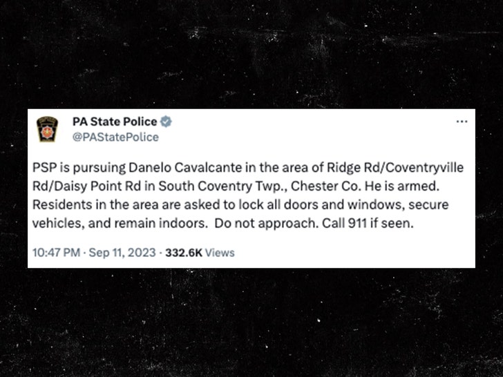 Danelo Cavalcante Pennsylvania State Police twitter 1