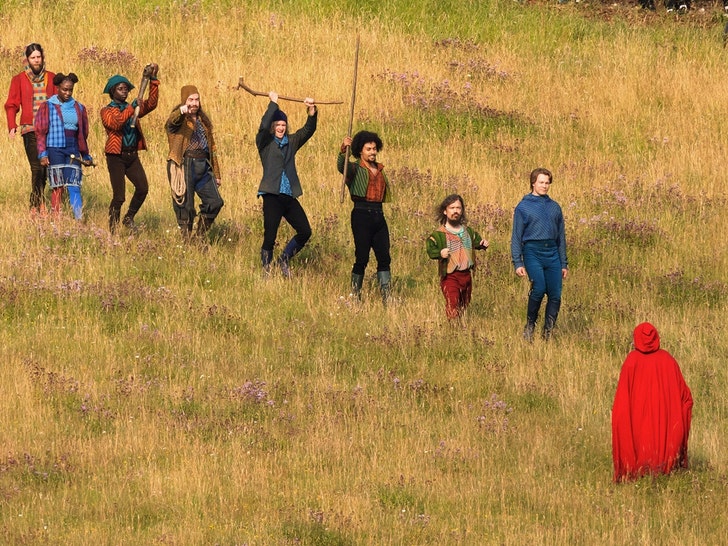 Disney's 'Snow White' Remake On Set