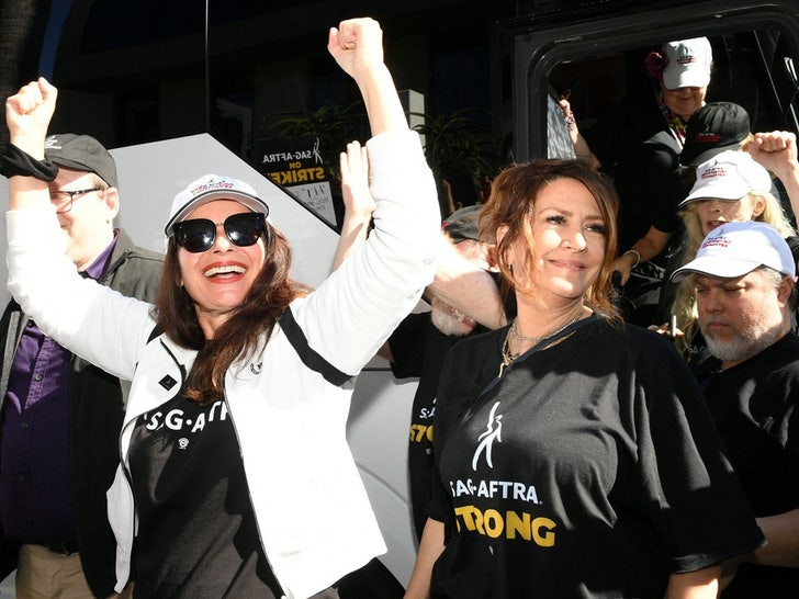 Actors Picket For SAG Strike