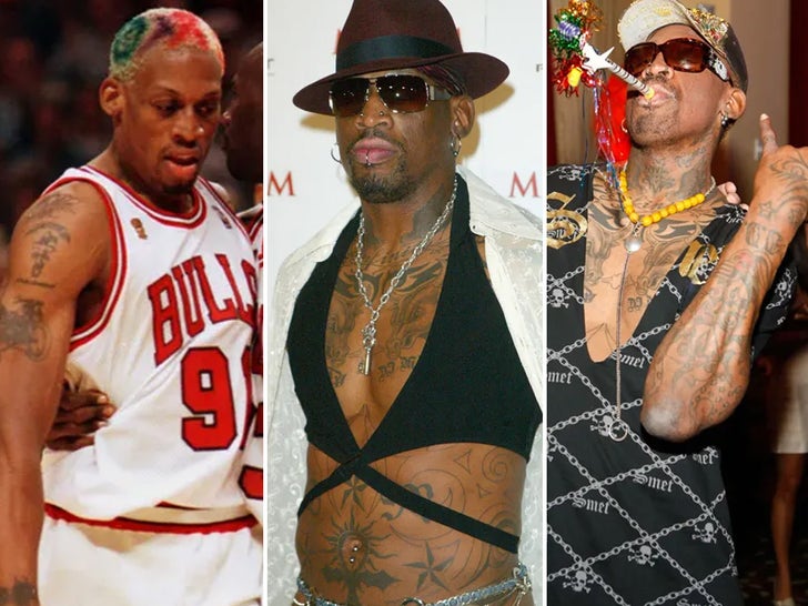 Dennis Rodman -- Through the Years