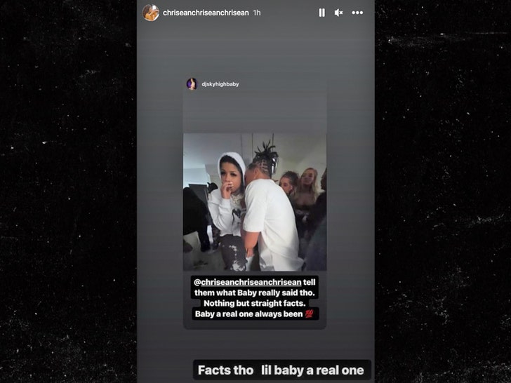 chrisean rock and lil baby insta 1