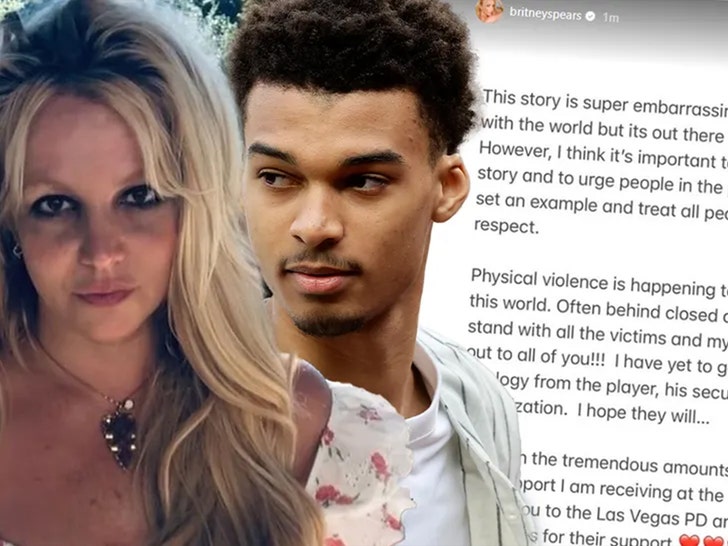 britney and wembanyama insta statement doc