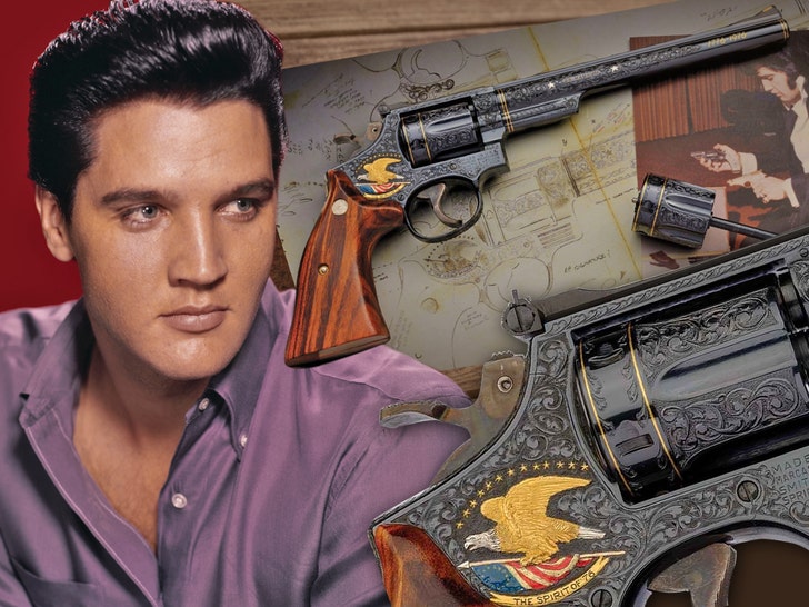 elvis gun fun art getty 2