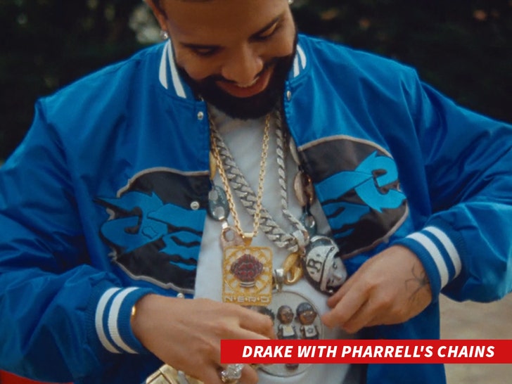 drake and pharrell chains no credit 1