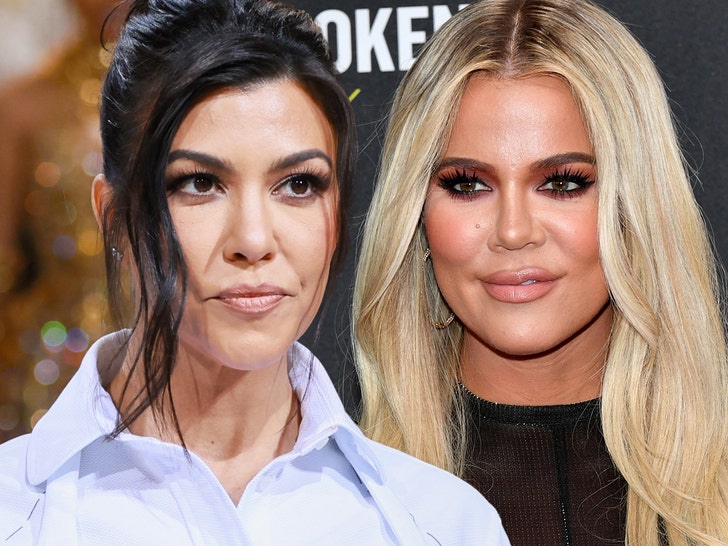0813 kourtney khloe kardashian getty