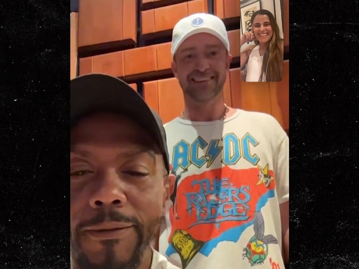 timbaland justin timberlake nelly furtado in studio insta