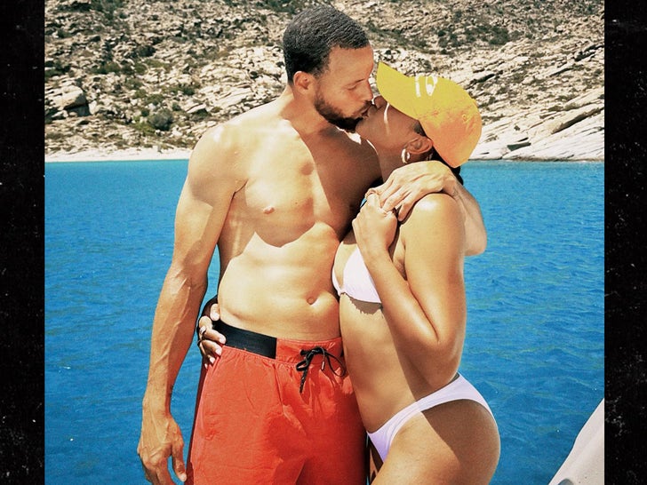Steph and Ayesha Curry -- Greeced Up On Yacht Vacation