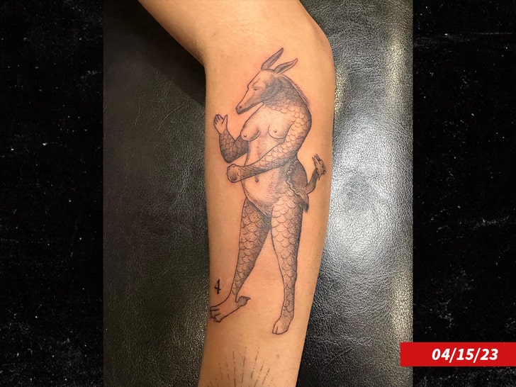 doja cat tattoo april insta