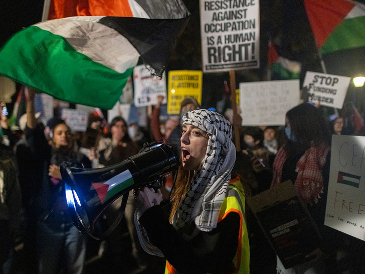 Protests Outside Joe Biden Fundraiser in Los Angeles