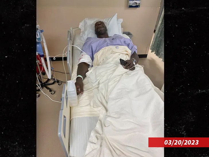 shaq in the hospital no credit