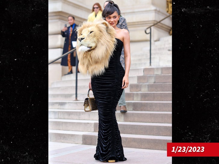 Kylie Jenner and Doja Cat at Haute Couture Fashion Show