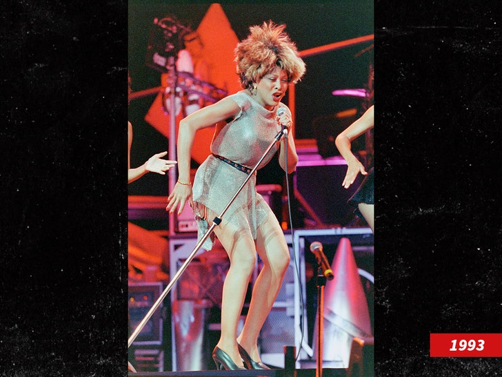 tina turner 1993 performing getty