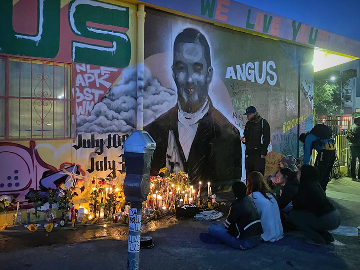 Angus Cloud  memorial