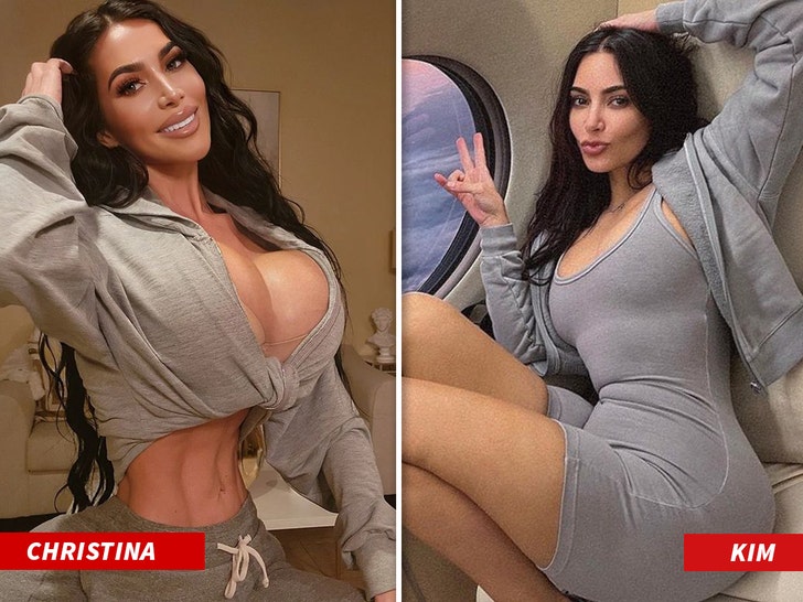 Christina Ashten Gourkani and Kim Kardashian