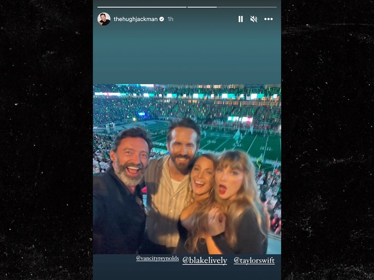 hugh jackman taylor swift ryan reynolds blake lively insta