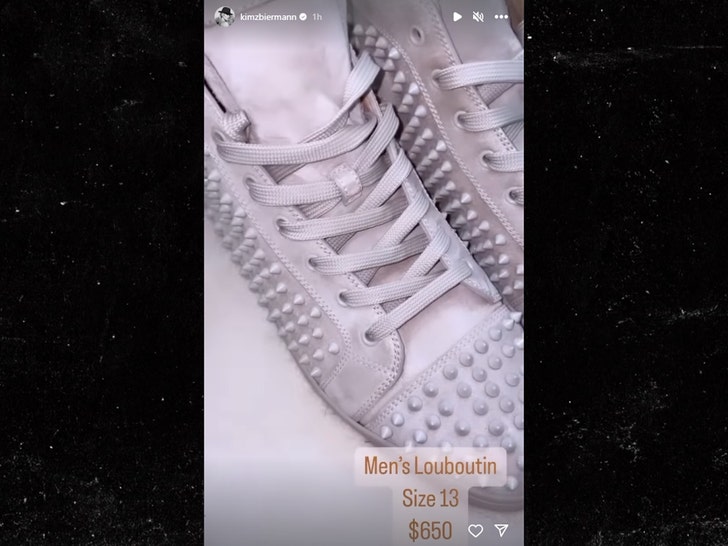 kim zolciak selling kroy biermanns old shoes insta 2