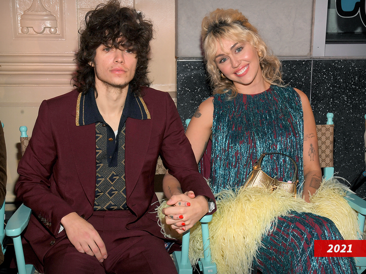 Miley Cyrus and her boyfriend Maxx Morando