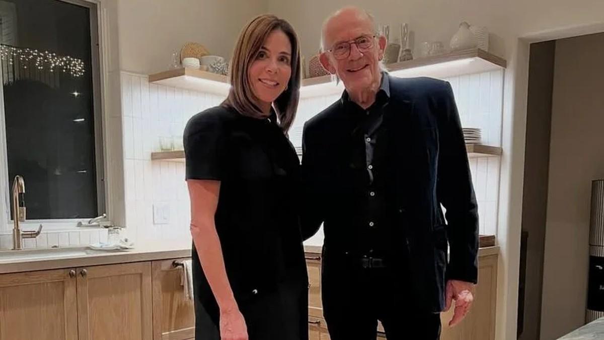 Photo of Christopher Lloyd and Lisa Loiacono