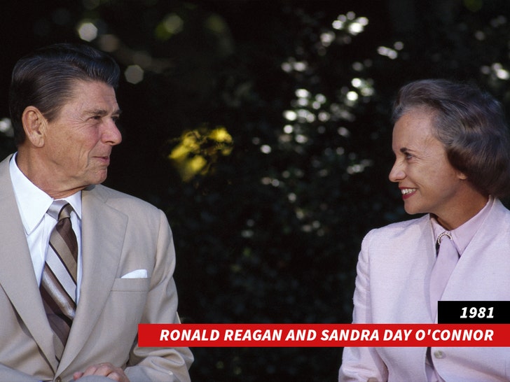 ronald reagan and sandra day oconnor white house getty 1