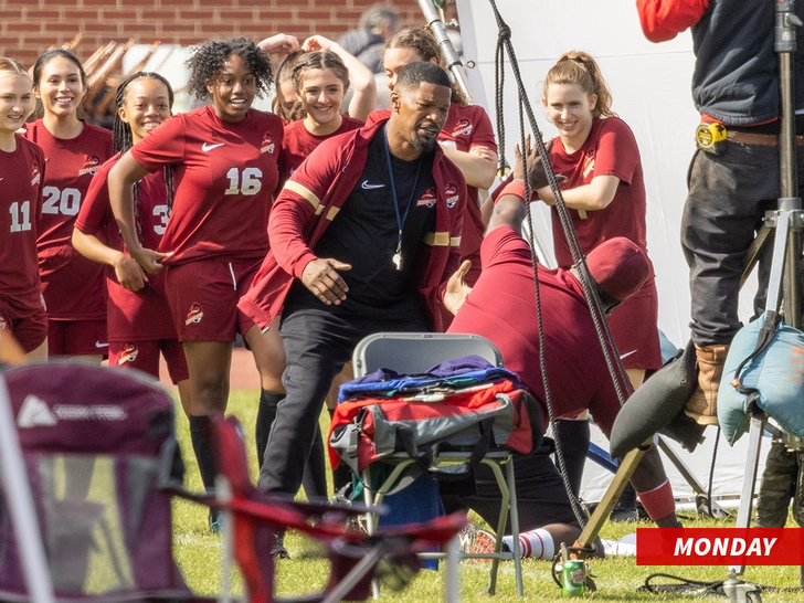 jamie foxx filmimg monday