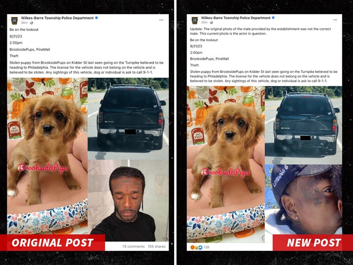 lil uzi vert stolen dog facebook wilkes barre township police department 2