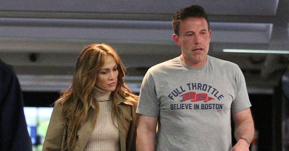 Ben Affleck and Jennifer Lopez were photographed shopping with his son, Samuel, at the Brentwood Country Mart.