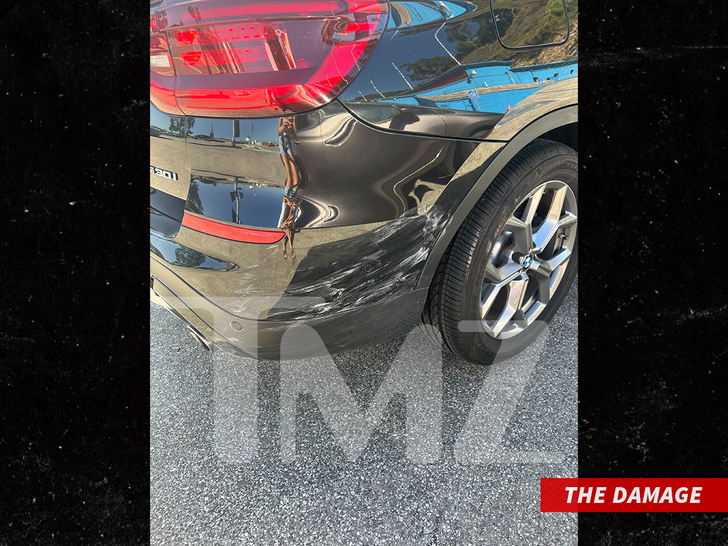 Gary busey hit someones car with swipe