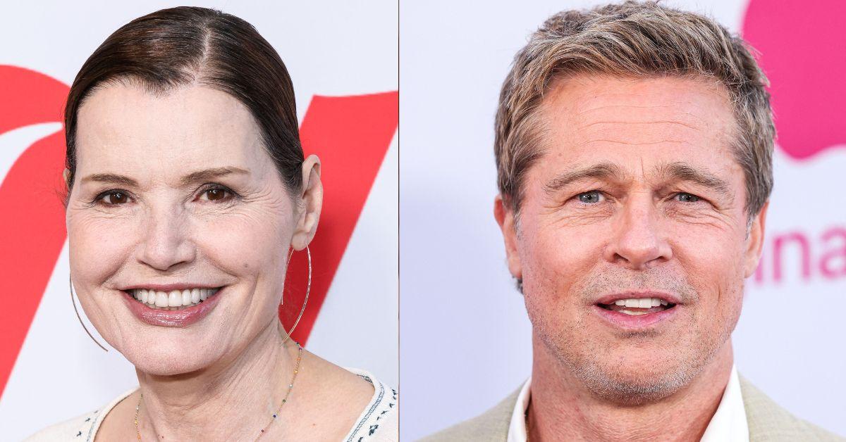 Geena Davis recalled being distracted by Pitt's charisma during auditions for 'Thelma & Louise.'