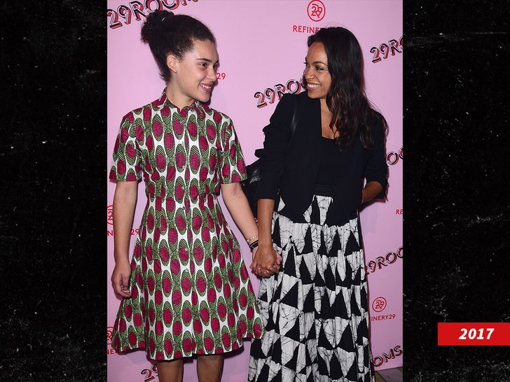 Isabella and Rosario Dawson