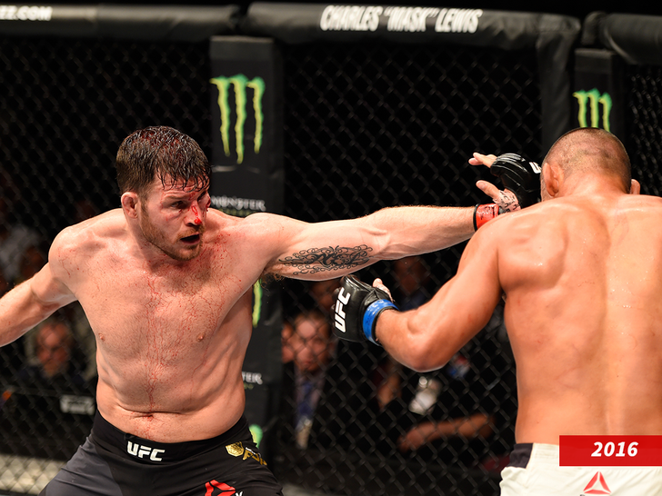 michael bisping fighting