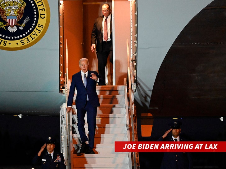 joe biden LAX