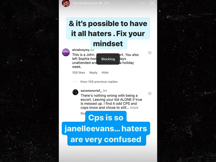 farrah abraham instagram story 2