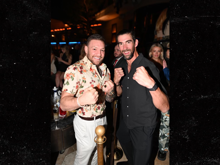 Michael Phelps with Diplo at XS Nightclub
