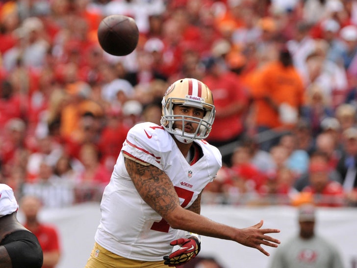 Colin Kaepernick on the Field