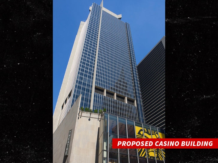 Proposed casino building