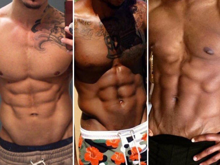Celebrity Six Packs -- Guess the Washboards! Part 2